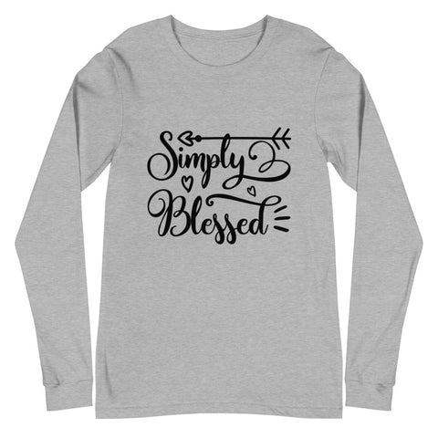 Simply Blessed Unisex Long Sleeve T-shirts