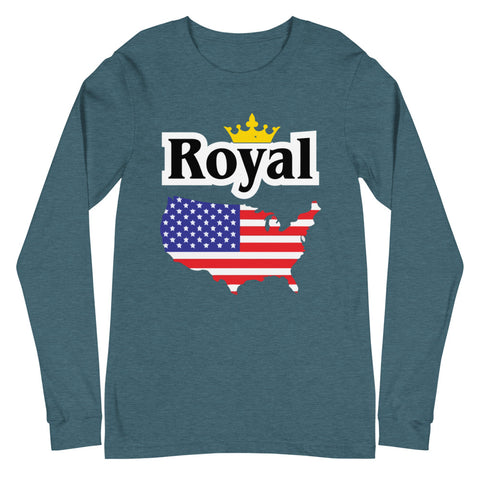 Royal (USA) Unisex Long Sleeve Tee