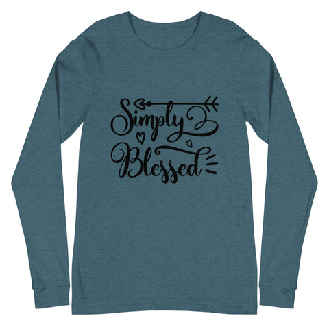 Simply Blessed Unisex Long Sleeve T-shirts