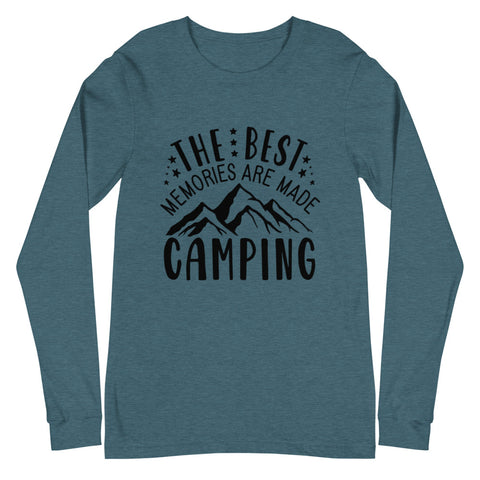 The Best Memories Are Made Camping Unisex Long Sleeve T-shirts