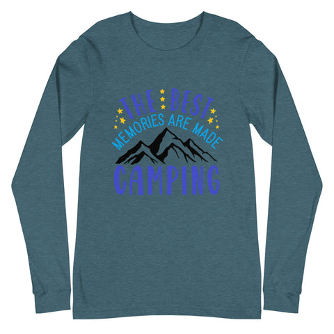 The Best Memories Are Made Camping Unisex Long Sleeve Tee