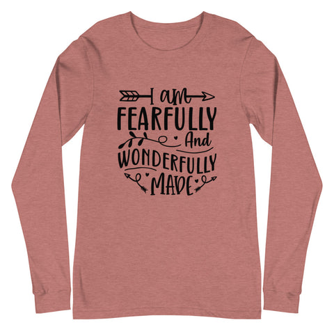Im Fearfully And Wonderfully Made Unisex Long Sleeve T-shirts