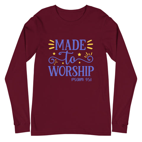 Worship Unisex Long Sleeve T-shirts