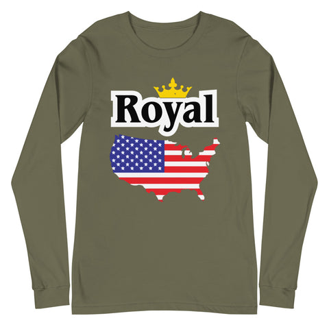 Royal (USA) Unisex Long Sleeve Tee