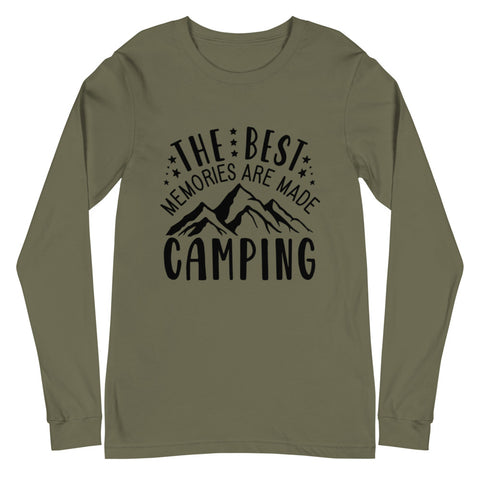 The Best Memories Are Made Camping Unisex Long Sleeve T-shirts
