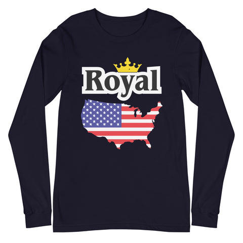 Royal (USA) Unisex Long Sleeve Tee