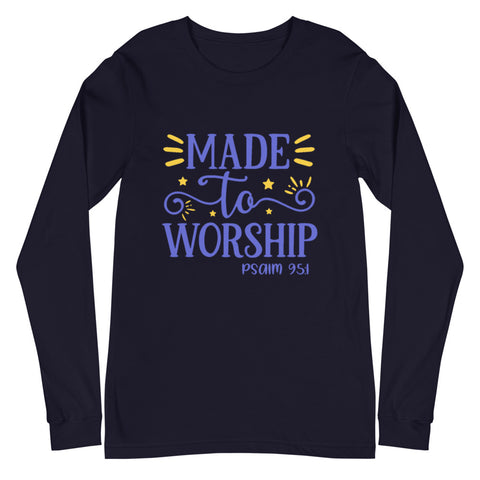 Worship Unisex Long Sleeve T-shirts