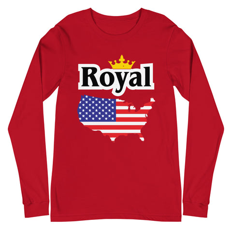 Royal (USA) Unisex Long Sleeve Tee