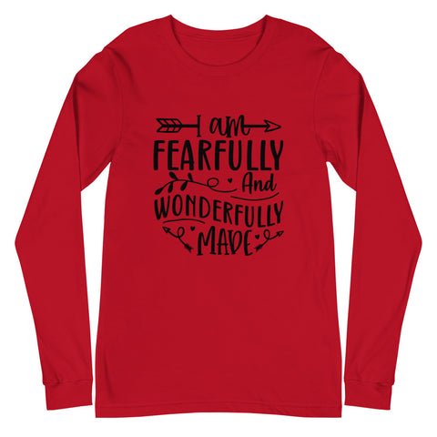 Im Fearfully And Wonderfully Made Unisex Long Sleeve T-shirts