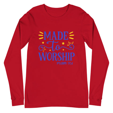 Worship Unisex Long Sleeve T-shirts
