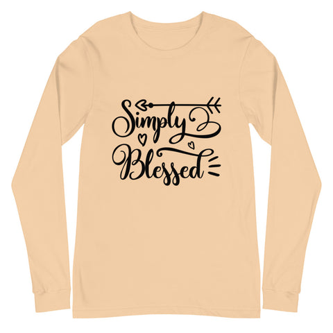 Simply Blessed Unisex Long Sleeve T-shirts