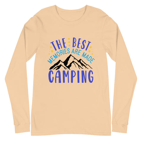 The Best Memories Are Made Camping Unisex Long Sleeve Tee