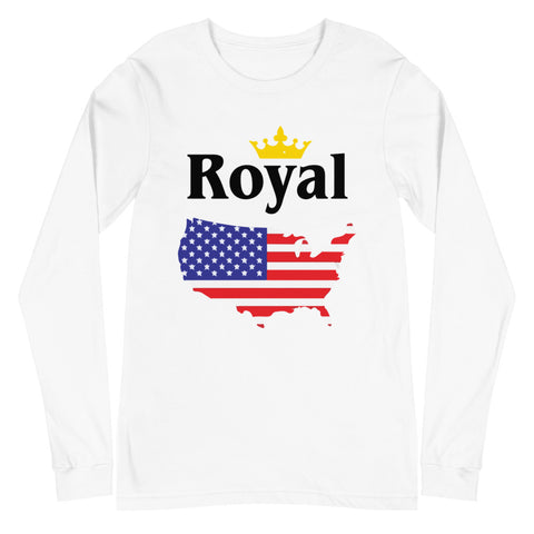 Royal (USA) Unisex Long Sleeve Tee