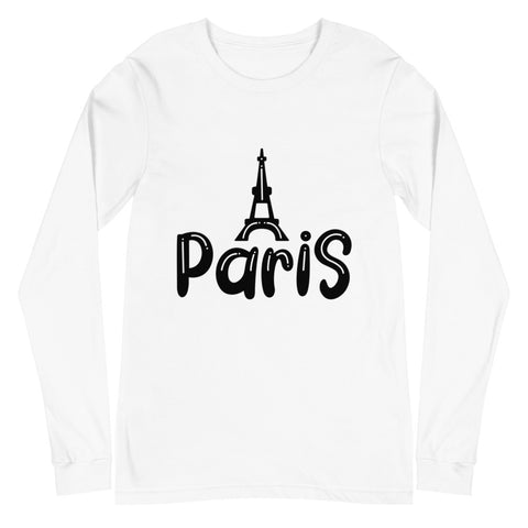 Paris Unisex Long Sleeve T-shirts