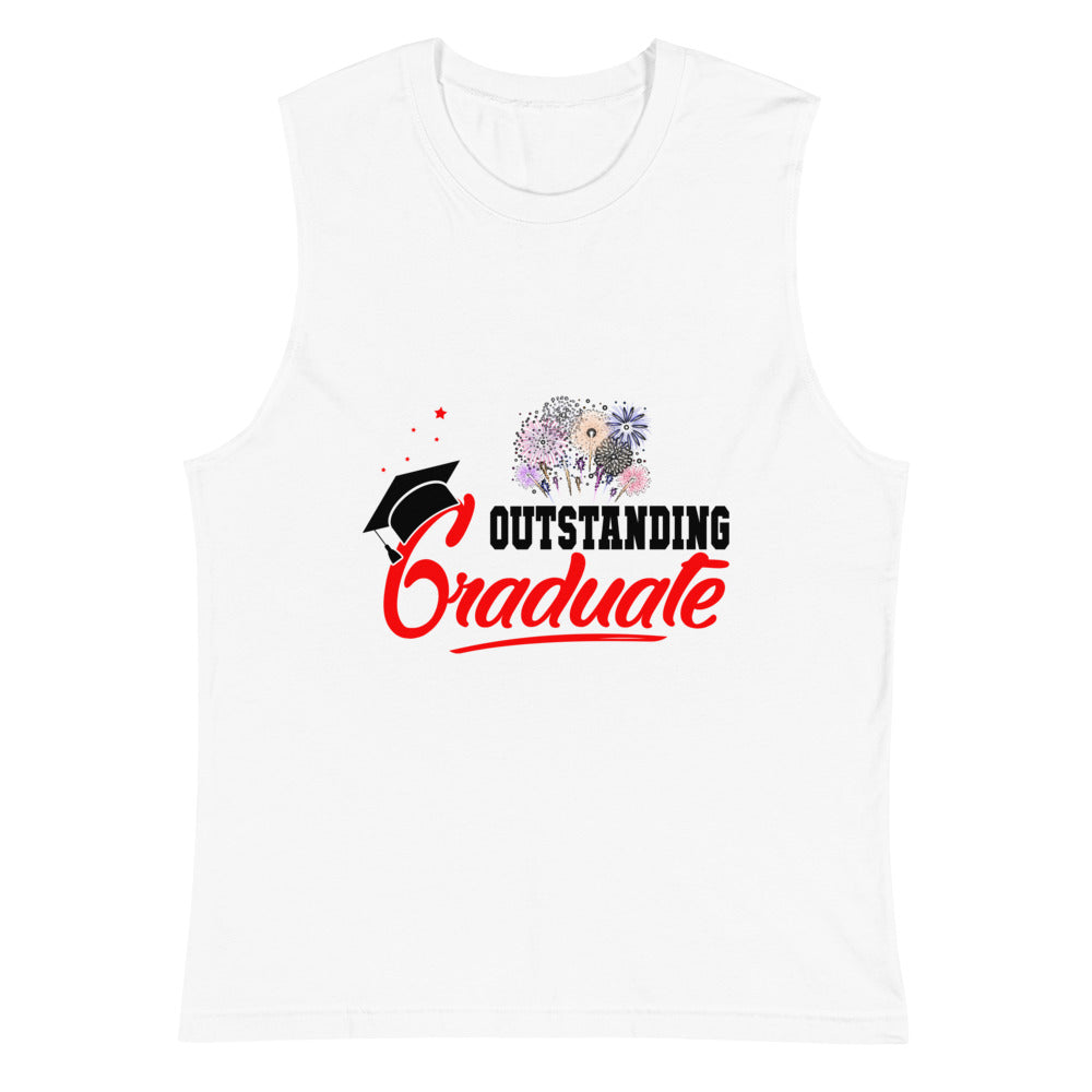 Black Graduate Muscle Shirt