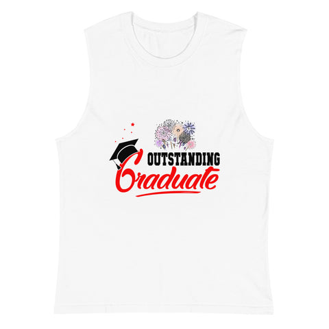 Black Graduate Muscle Shirt