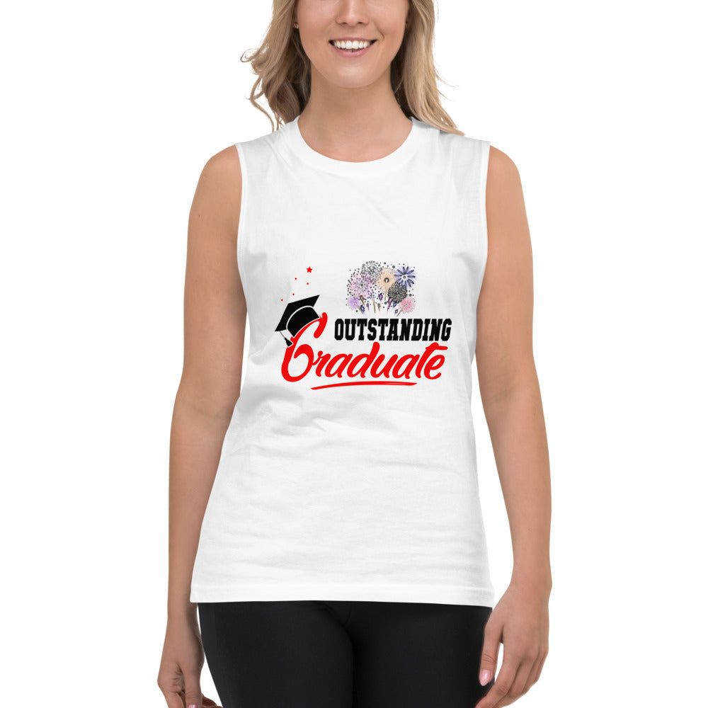 Black Graduate Muscle Shirt