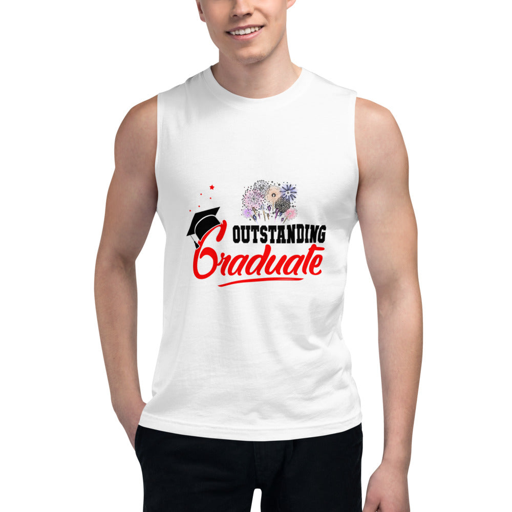 Black Graduate Muscle Shirt