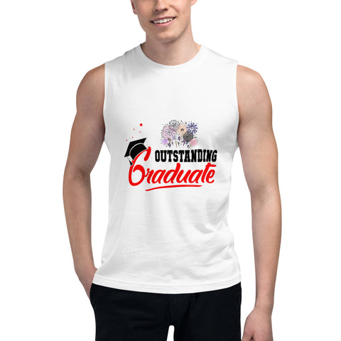 Black Graduate Muscle Shirt