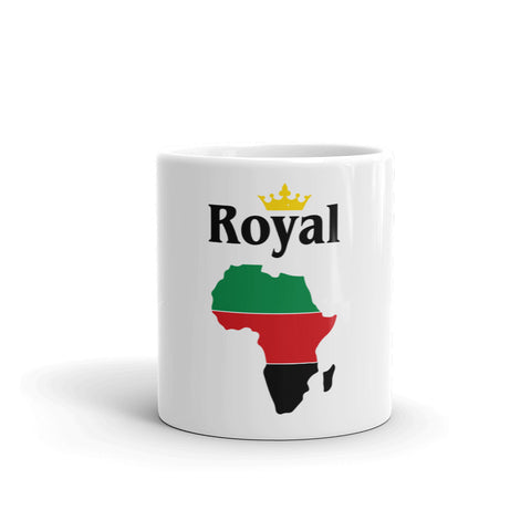 Royal (Africa) White glossy mug