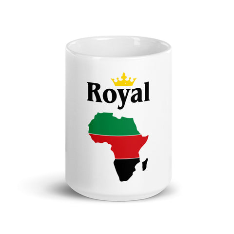 Royal (Africa) White glossy mug
