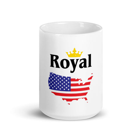 Royal (USA) White glossy mug