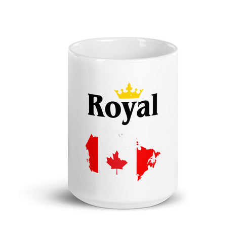 Royal (Canada) White glossy mug
