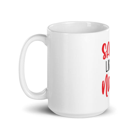 Sassy Like My Nana White glossy mug