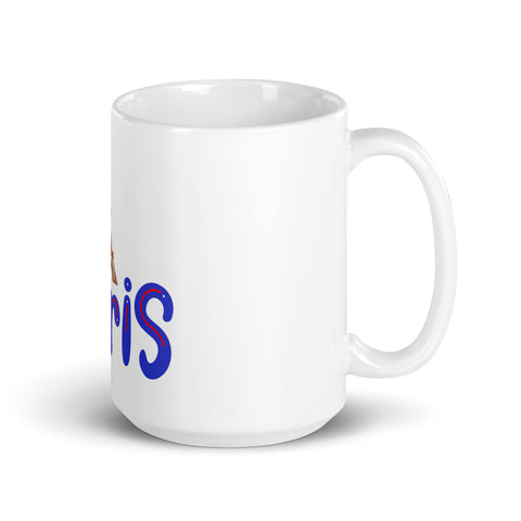 Paris White glossy mug