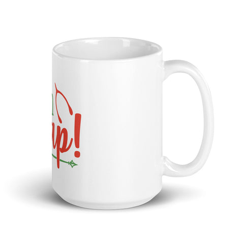 Oh Snap White glossy mug