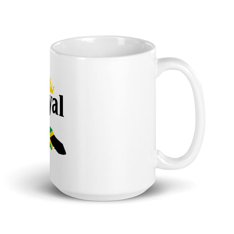 Royal (Jamaica) White glossy mug