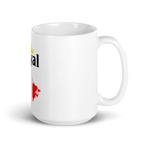 Royal (Canada) White glossy mug