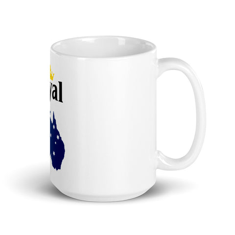 Royal (Australia) White glossy mug