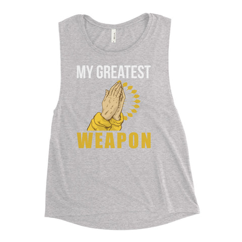 My Greatest Weapon Women's Tank Tops