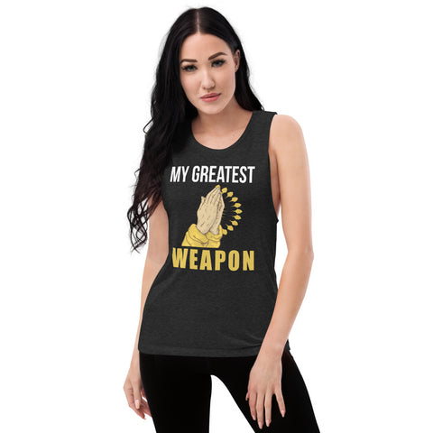 My Greatest Weapon Women's Tank Tops