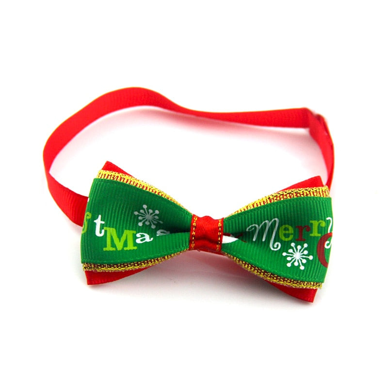 Christmas Pet Bow Tie